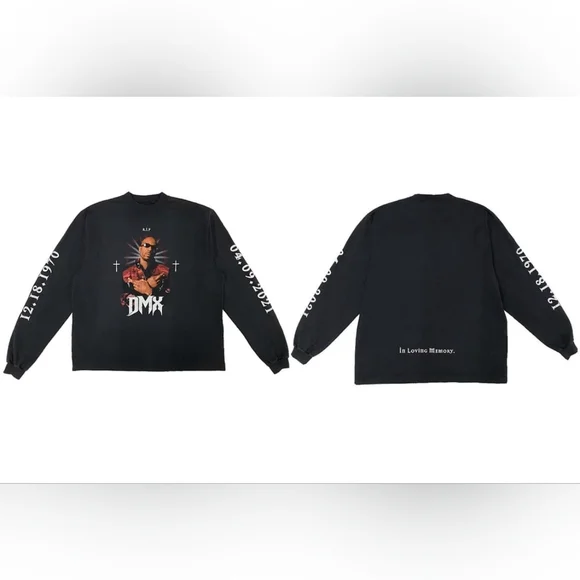 Balenciaga | Shirts | Balenciaga Dmx Yeezy Tribute Ls | Poshmark